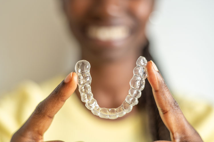 Invisalign for uniform teeth